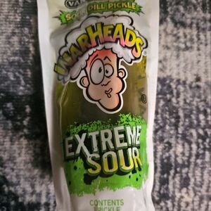 Extreme Sour Warhead pickle